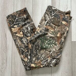 RealTree Men's Camouflage Cargo Pants Size 35x32